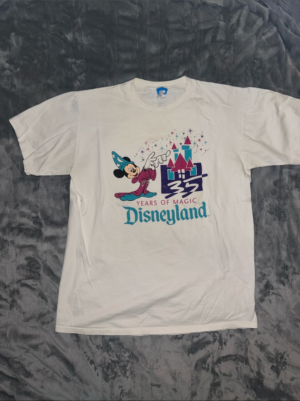 Disneyland 35 Years of Magic White T-Shirt